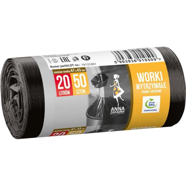 Anna Zaradna worki Wytrzymałe 20L 50szt.