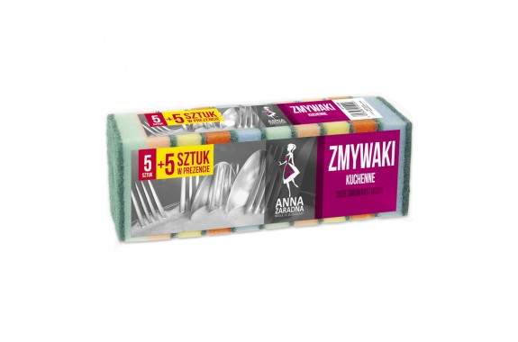 Anna Zaradna Zmywaki kuchenne 5+5 Gratis