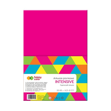 Happy Color Arkusze piankowe Intensive A4 intensywne kolory 5 szt