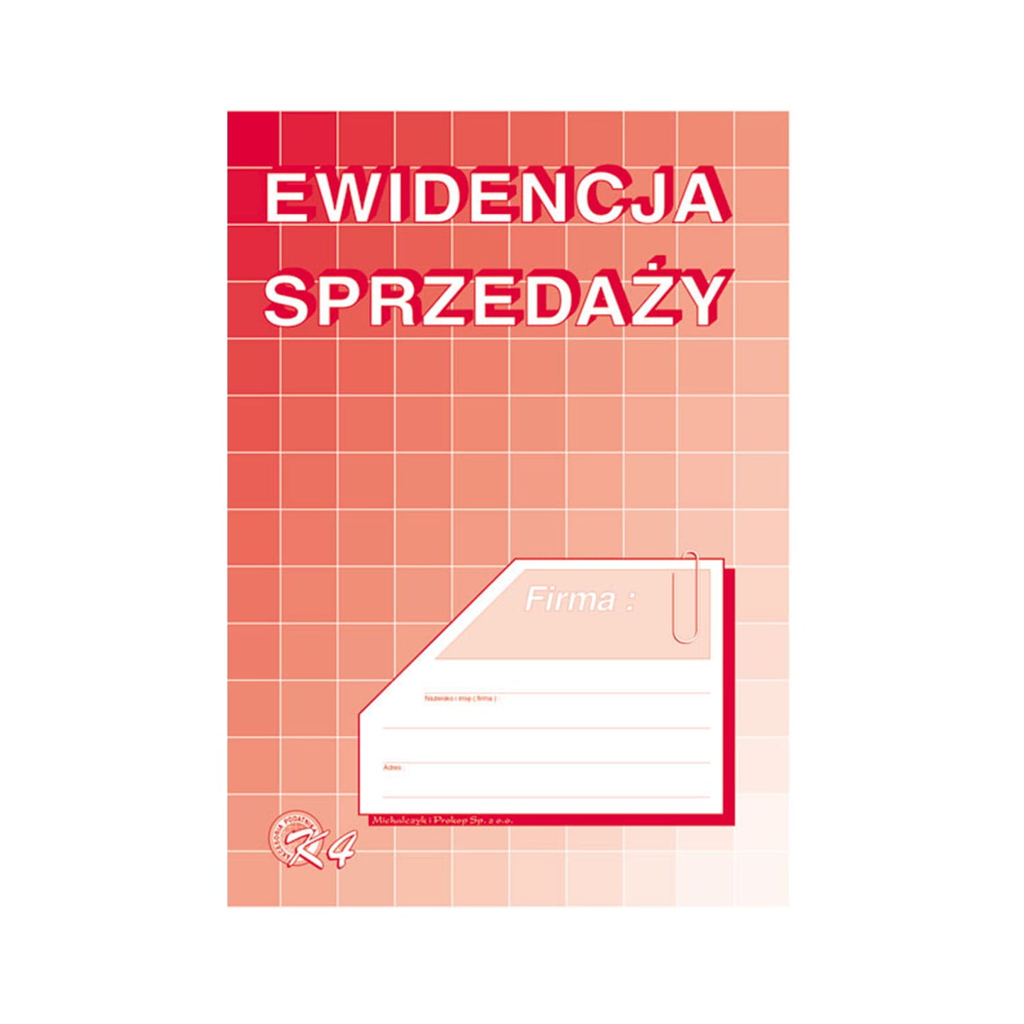 Michalczyk i Prokop Ewidencja Sprzedaży A5 K-4