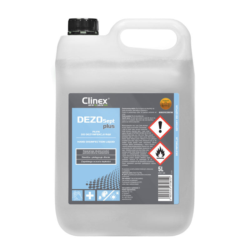Clinex DezoSept plus - Płyn do dezynfekcji rąk - 5 l