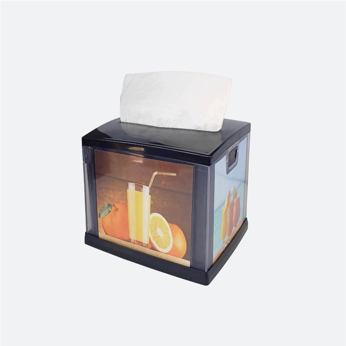 Dozownik serwetek czarny mini (ng11b)