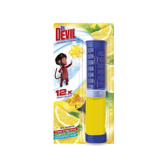 Dr Devil - Odświeżacz do WC w formie krążków żelowych - Lemon