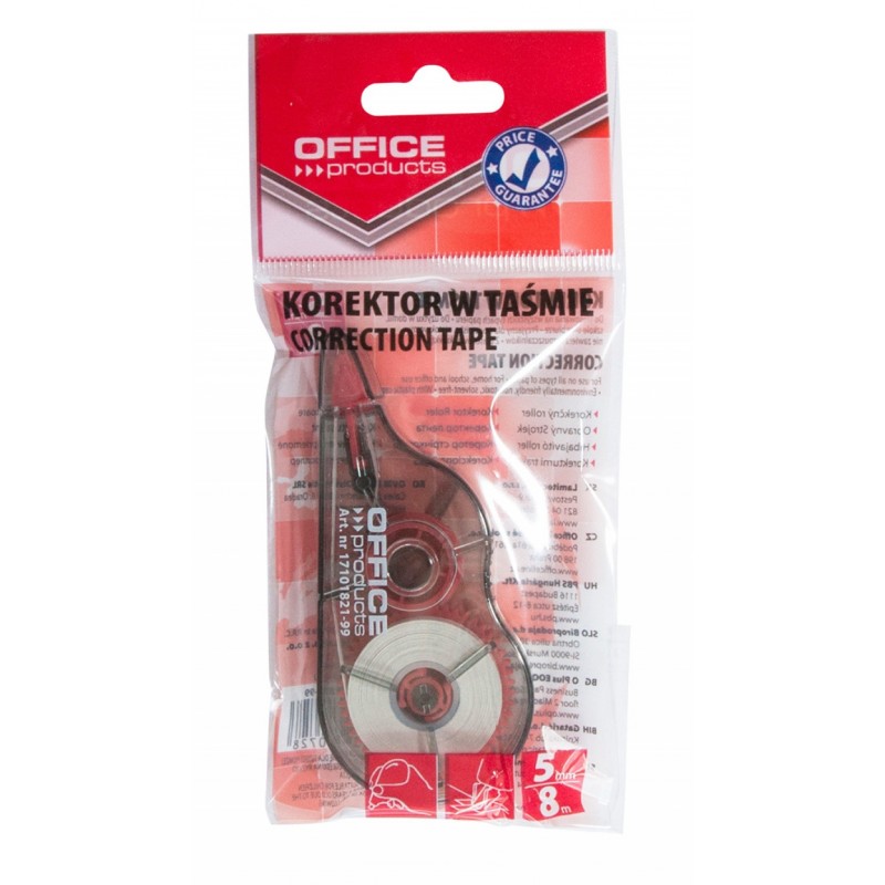 Korektor w taśmie Office Products 8m