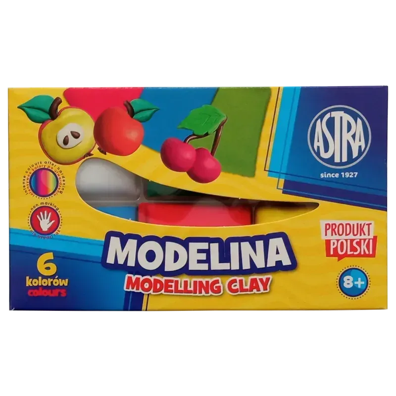 Modelina Astra – zestaw 6 kolorów