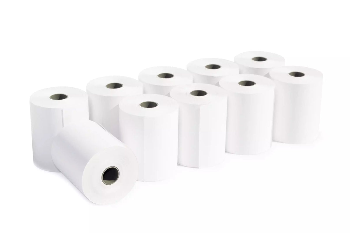 Rolki kasowe termoczułe Emerson 80mm x 30m - 10 sztuk