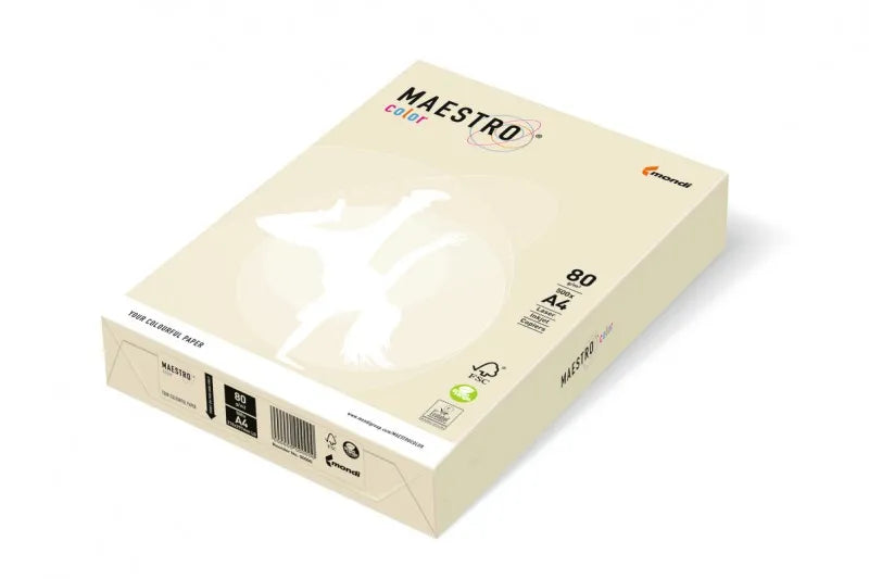 Papier Mondi MAESTRO Color Pastell - BE66 - wanilia (A4/160 g/m2)
