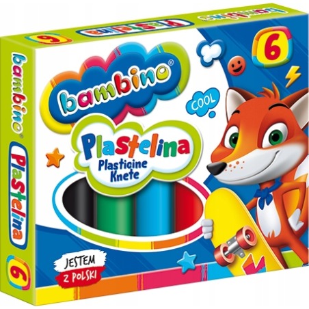 Plastelina Bambino 6 kolorów