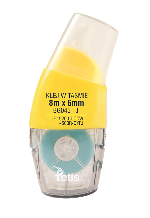 KLEJ NA TAŚMIE, TETIS 8m X 6mm