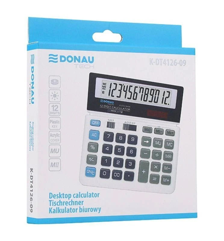 Kalkulator biurowy DONAU TECH K-DT4126-09