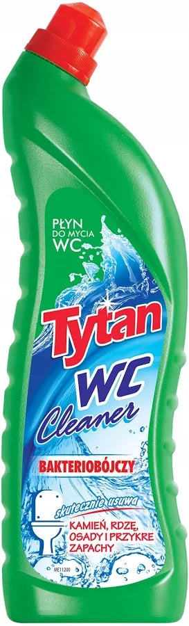 Tytan Żel do mycia WC czyszczenie muszli umywalek Zielony 1,2kg