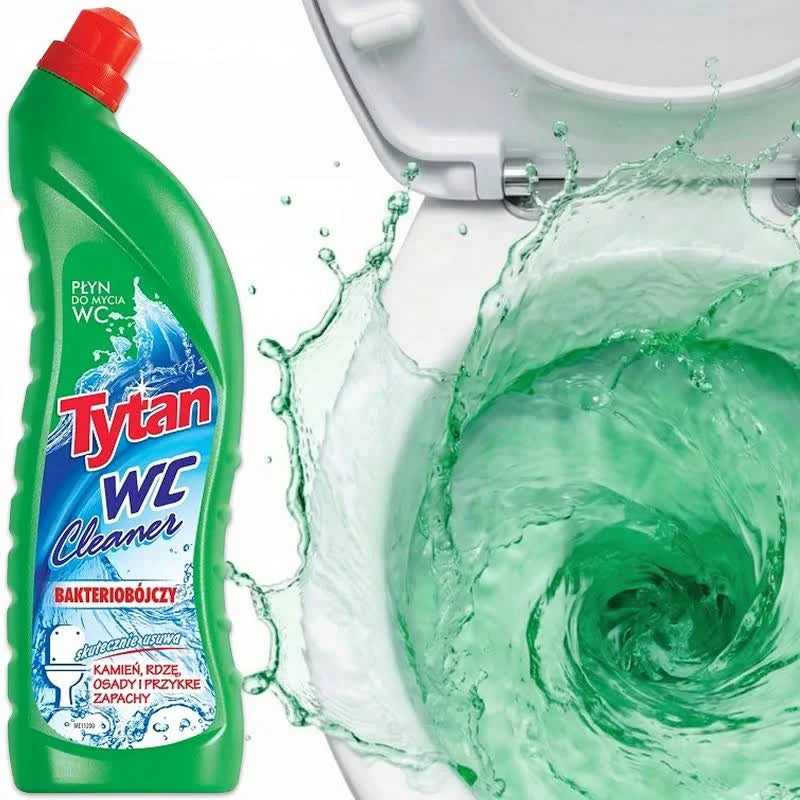 Tytan Żel do mycia WC czyszczenie muszli umywalek Zielony 1,2kg