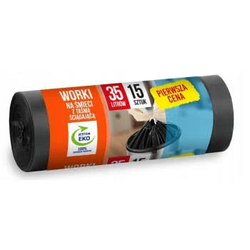 Worki na śmieci 35L 15szt Anna Zaradna Pierwsza Cena