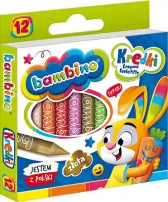 BAMBINO KREDKI ŚWIECOWE 12KOL.