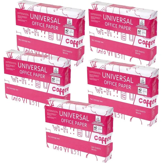 PAPIER KSERO A4 UNIVERSAL OFFICE© BIAŁOŚĆ KLASY B 161 CIE #UNVERSAL