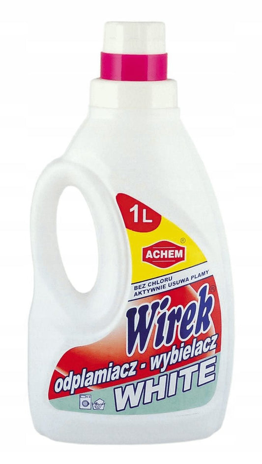 Wirek Odplamiacz do prania białego 1l
