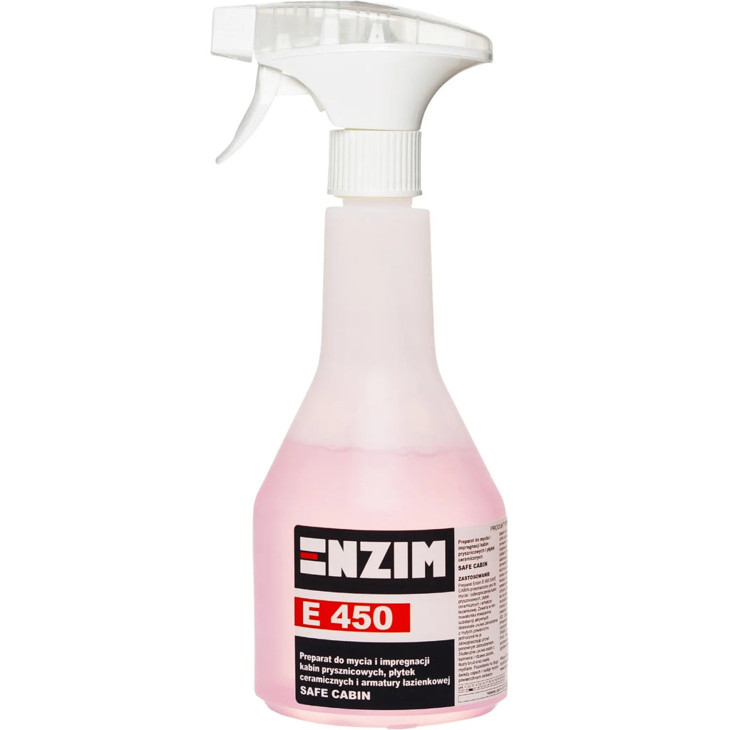 Enzim E 450 500ml - Preparat do mycia i impregnacji kabin płytek i armatury